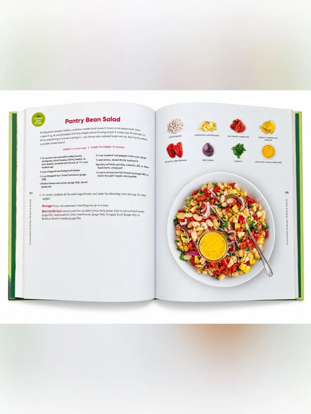 PlantYou Scrappy Cooking Hardcover Cookbook Carleigh Bodrug NWT